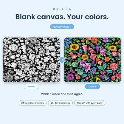 ColorMe Blanket - Wind down with relaxing blanket you get to make your own
