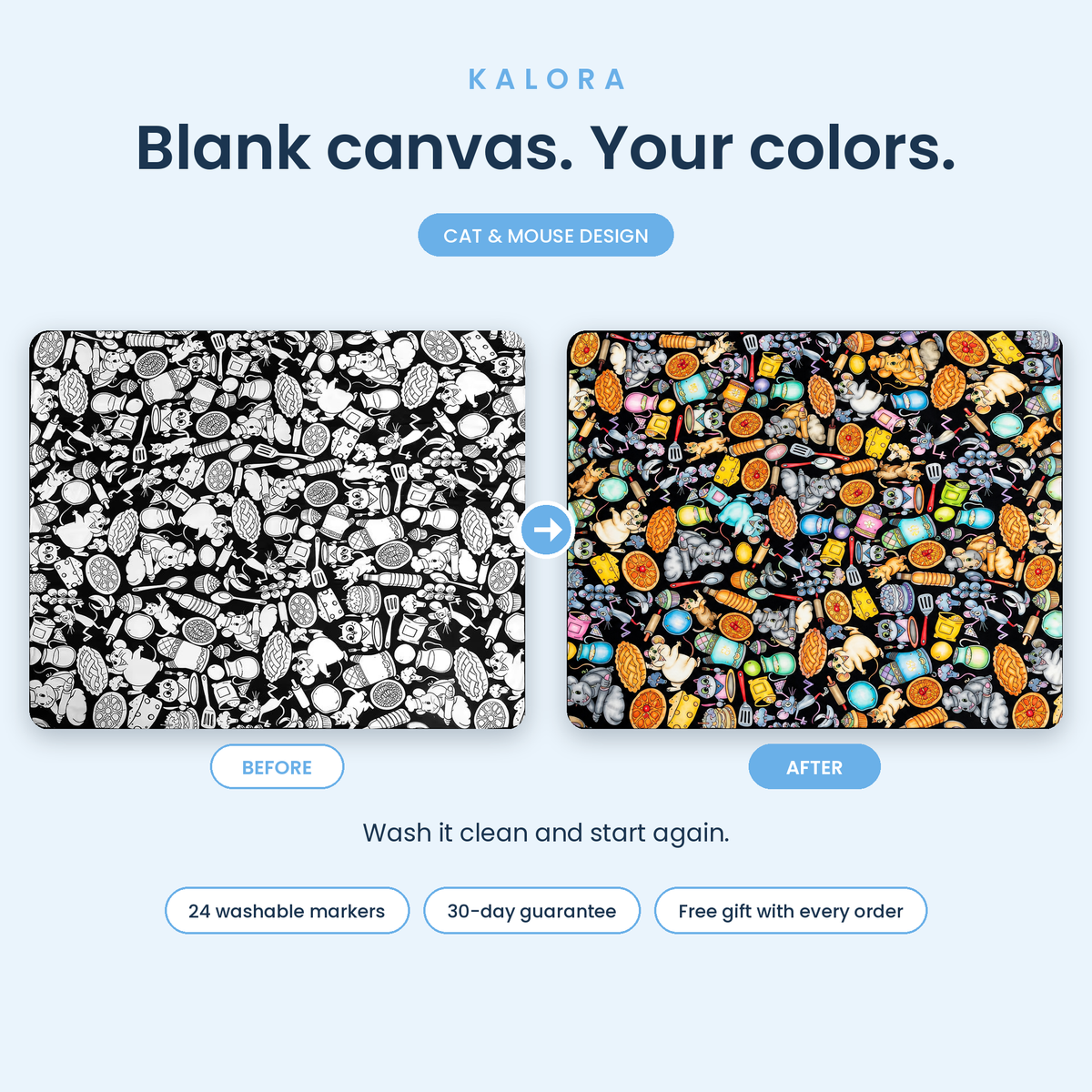 ColorMe Blanket - Wind down with relaxing blanket you get to make your own
