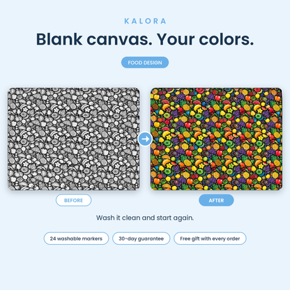 ColorMe Blanket - Wind down with relaxing blanket you get to make your own