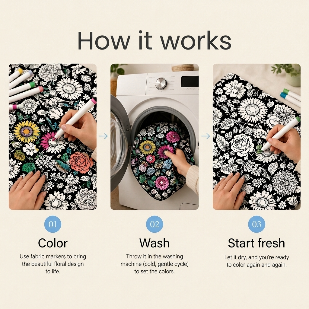 ColorMe Blanket - Wind down with relaxing blanket you get to make your own